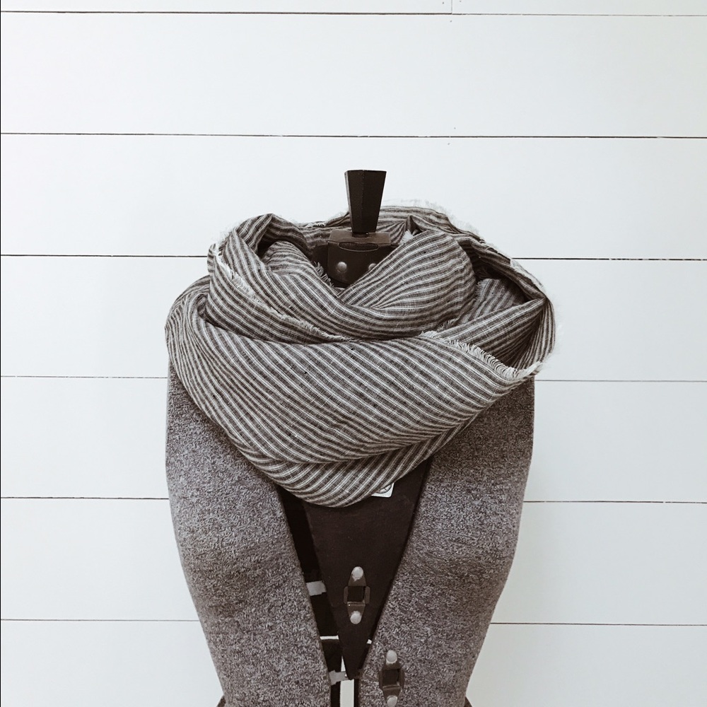 J Crew Infinity Scarf Striped